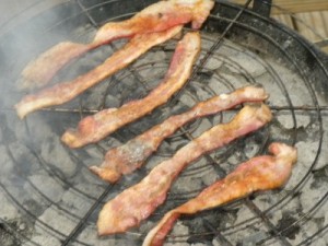 Grilled Sweet and Spicy Bacon